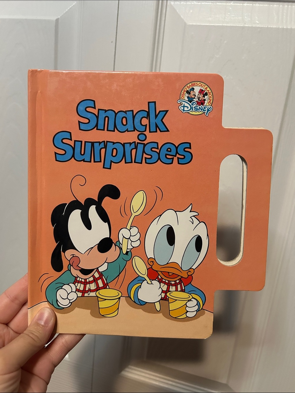1991 Disney Babies “Snack Surprises” book